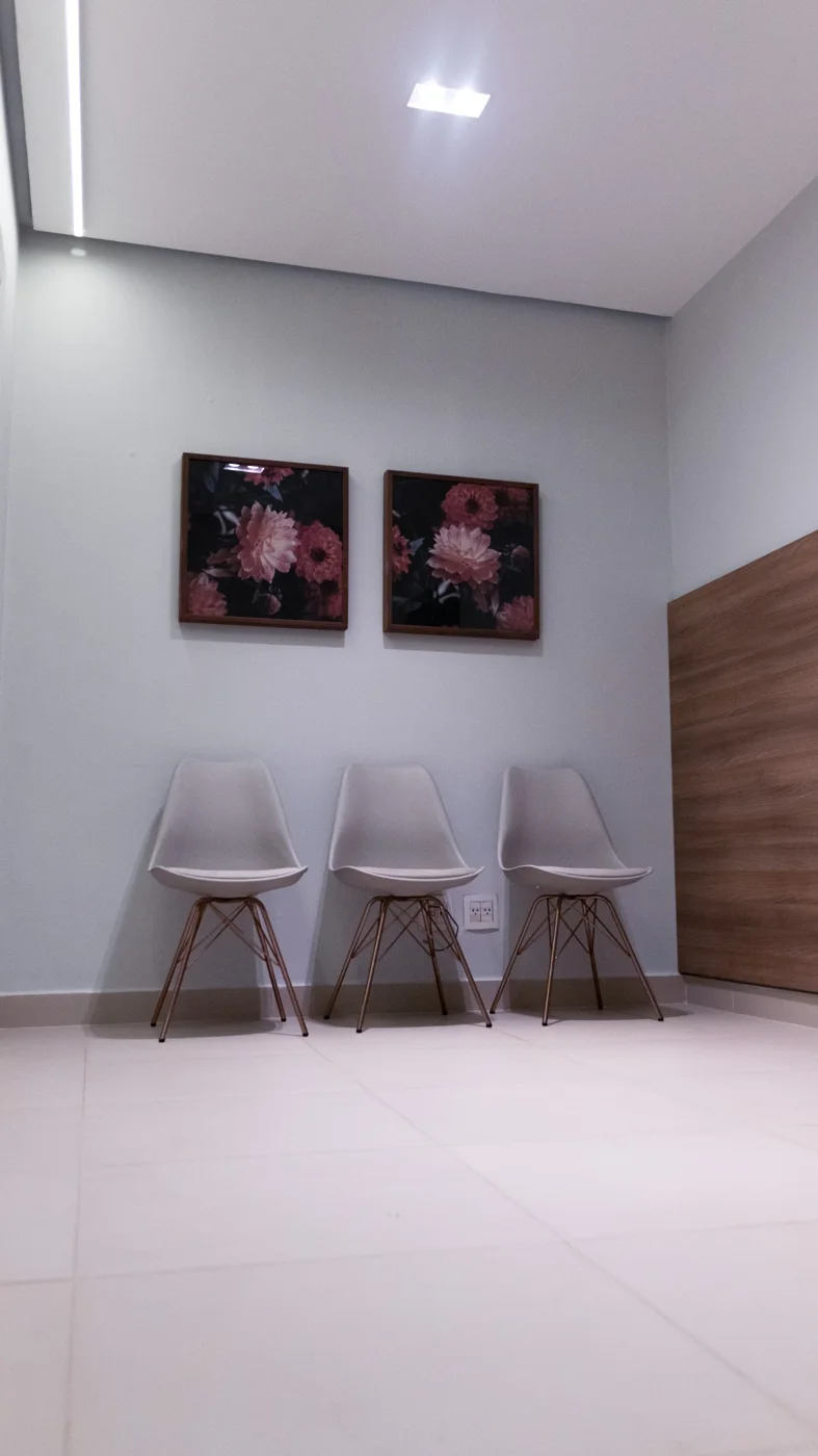 Espaço de espera da Clínica CORF
