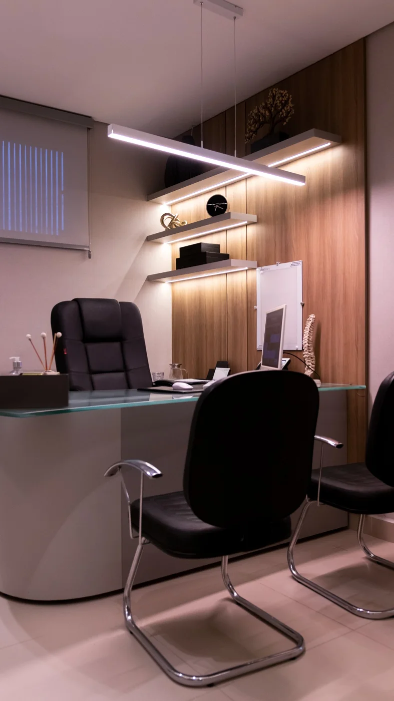 Ambiente de atendimento da Clínica CORF